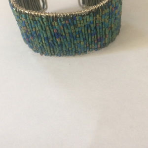 FINAL MARKDOWN New beaded cuff bracelet